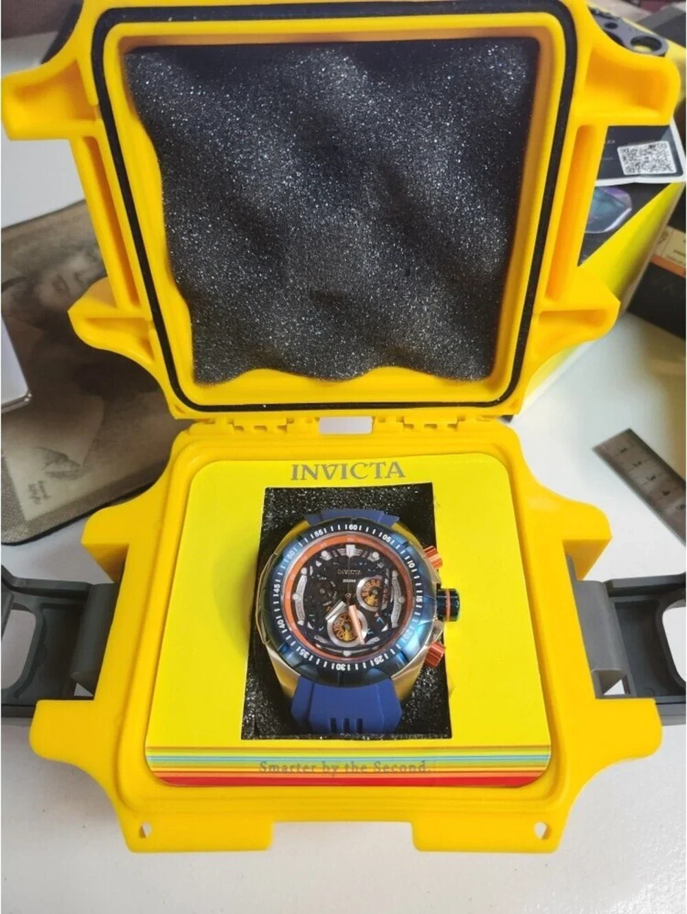 Invicta Men's 32206 Hydromax Blue Silicone Watch, 54mm (32206)